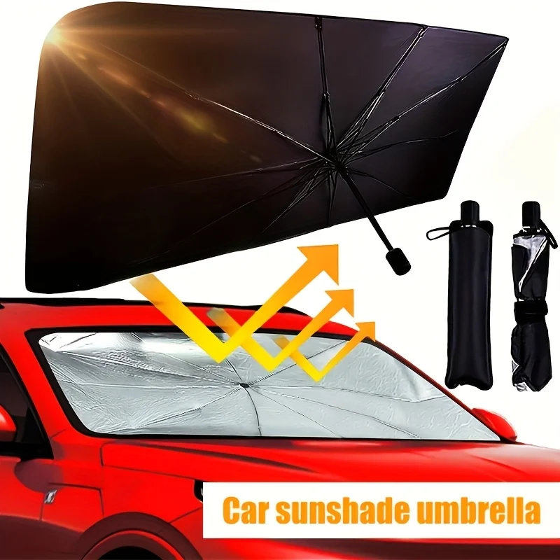 Windshield Sun Shade - Parasole per Auto, Protezione per Parabrezza