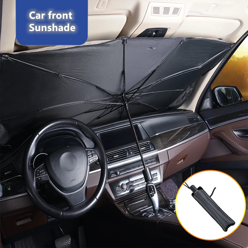 Windshield Sun Shade - Parasole per Parabrezza Auto Multifunzionale Pieghevole