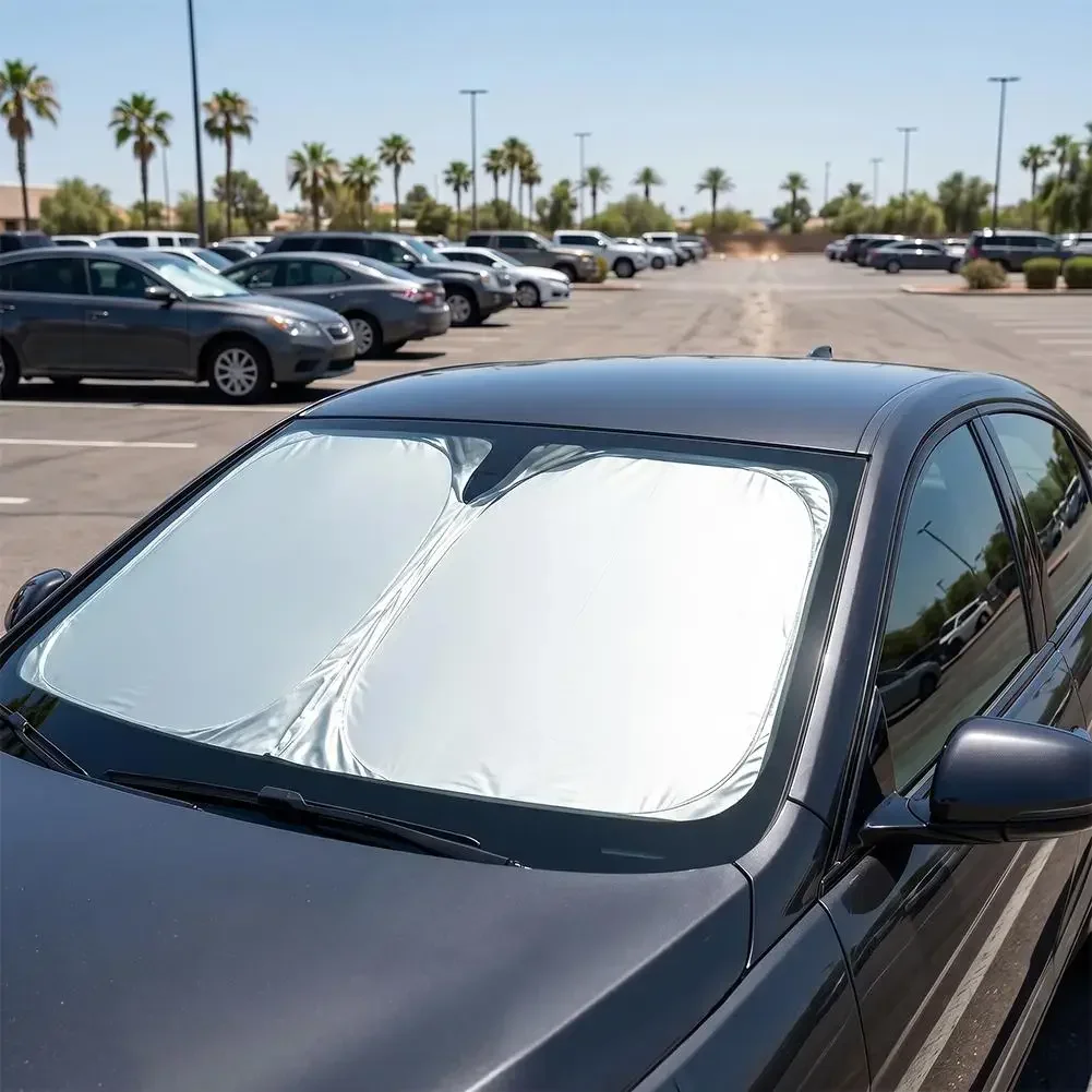 Windshield Sun Shade - Parasole per Auto, Copertura per Parabrezza