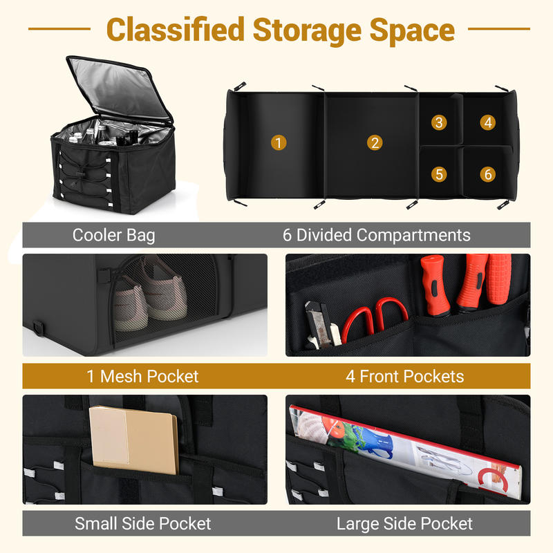 Organizer per Bagagliaio Auto  - Car Organizer recensione e prezzo