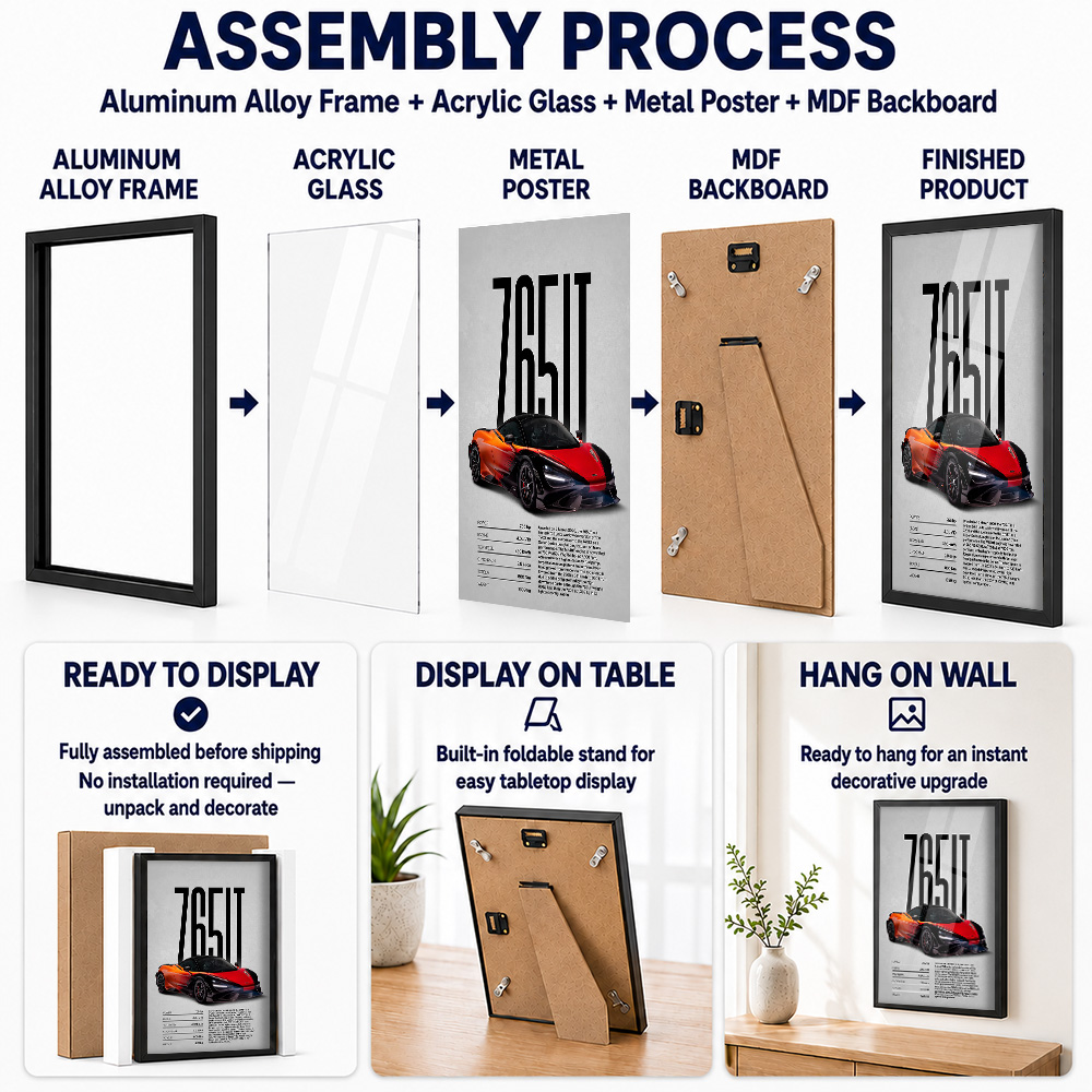 Poster in Metallo Incorniciato - Car Mirror recensione e prezzo