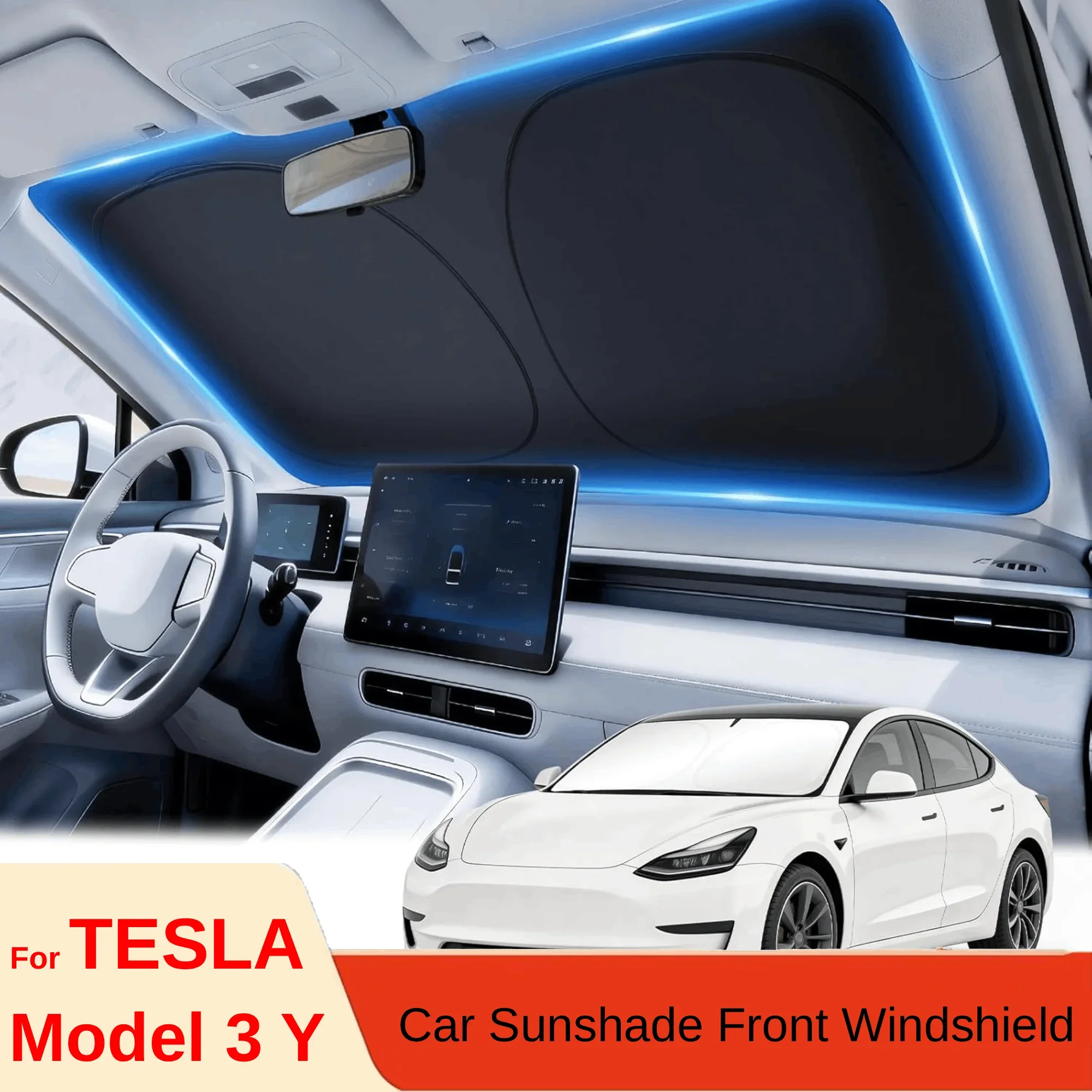 Parasole per Parabrezza Tesla  - Windshield Sun Shade recensione e prezzo